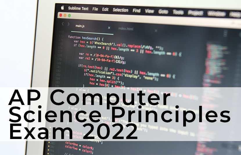 AP Computer Science Principles Exam 2022 TUN